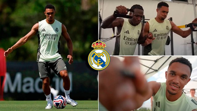 Alexander-Arnold sobre sus primeros entrenamientos con el Real Madrid: Son estrellas; estoy disfrutando