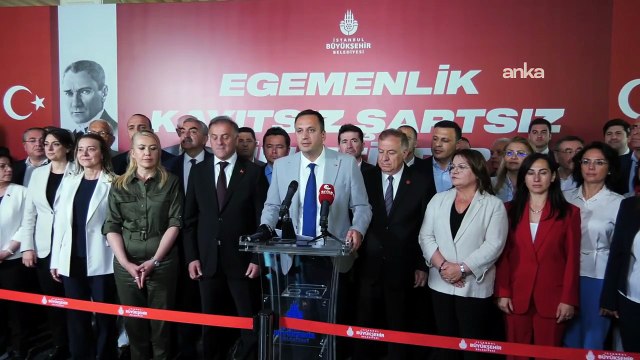 CHP’li Belediye başkanları Ekrem İmamoğlu ve arkadaşlarına destek için Saraçhane’de buluştu