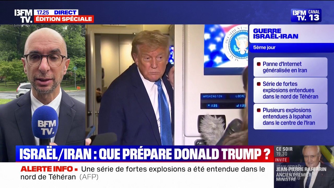 Conflit Iran-Israël: que prépare Donald Trump?