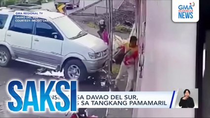 Konsehal sa Davao Del Sur, nakaligtas sa tangkang pamamaril | Saksi