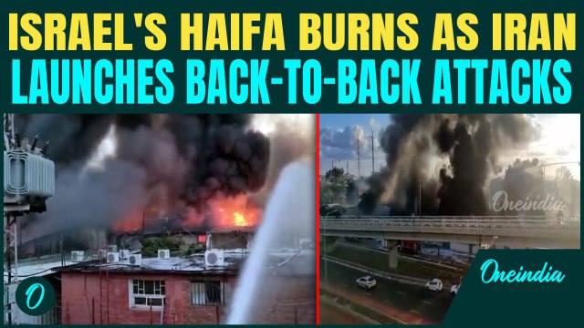 Haifa MOST Shocking VIDEO: APOCALYPTIC SCENES as Iran BOMBS Israel: Explosions, Smoke, and Flames
