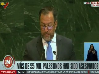 Canciller Yván Gil: Reafirmamos nuestro compromiso con la justa causa de Palestina