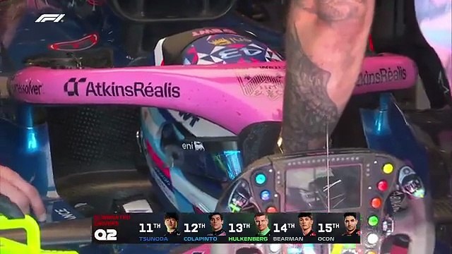 Colapinto tuvo una espectacular clasificación pero buscaba llegar a la Q3 con Alpine