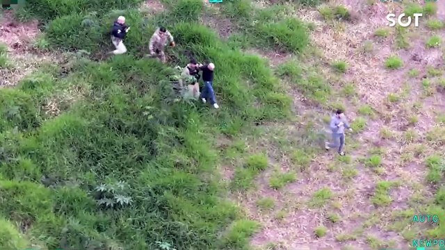 Câmeras de segurança registraram perseguição e colisão que terminou na apreensão de 215 kg de entorpecentes na BR-277 em Cascavel