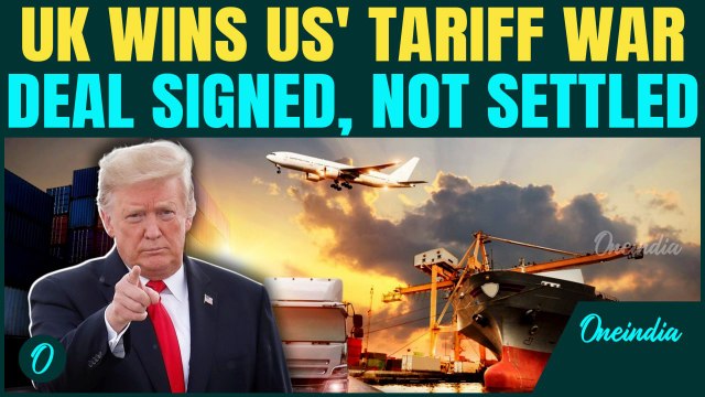 Trump LOWERS Tariffs on UK As Trade Deal Sealed, But Steel & Aluminum Tensions THREATEN Fallout