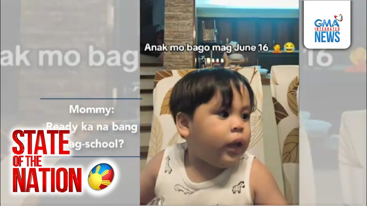 Sagot ng first day preschooler sa tanong na "ready ka na bang mag-school?", kinaaliwan | SONA