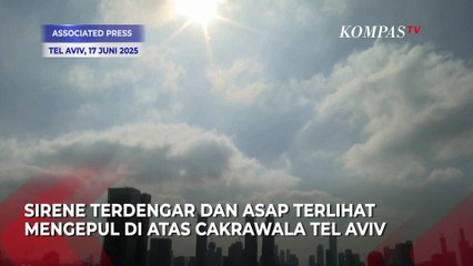 Serangan Rudal di Langit Siang Tel Aviv Disusul Bunyi Sirene