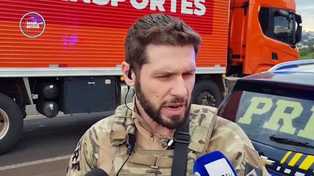 Perseguição termina com prisão de traficante e apreensão de 400 kg de maconha na BR-277