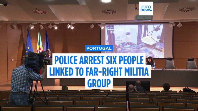 Portugal arrests six people linked to far-right group and seizes cache of explosives and weapons