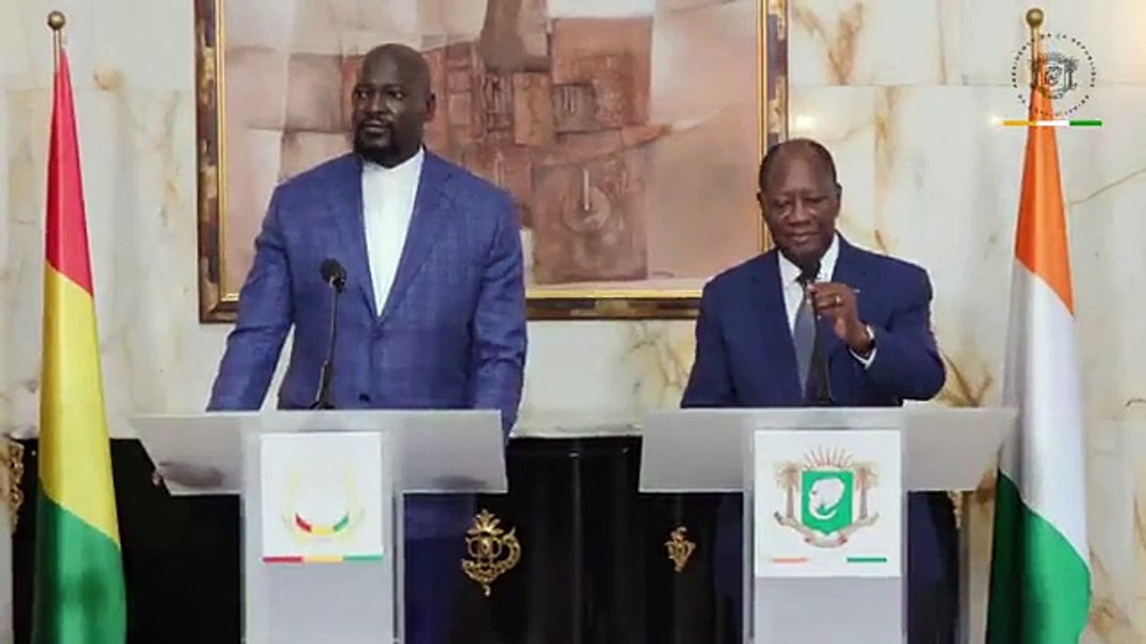 Abidjan : le général Doumbouya fasciné par la gouvernance du président Ouattara