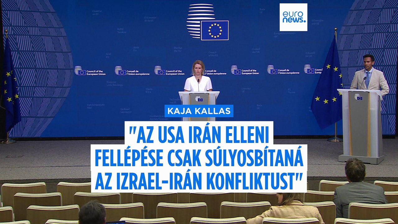 Kaja Kallas szerint az USA Irán elleni fellépése csak súlyosbítaná a közel-keleti konfliktust