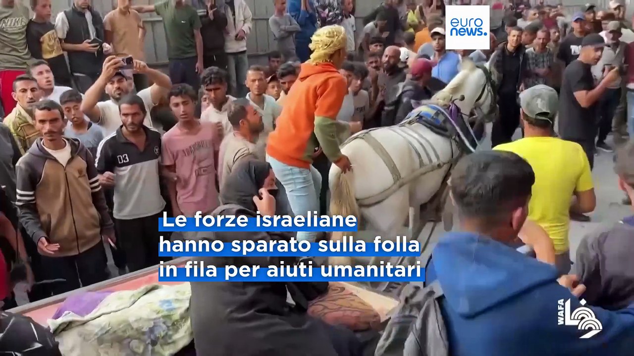 Gaza: oltre 50 morti e 200 feriti per spari israeliani su folla in attesa di aiuti a Khan Younis