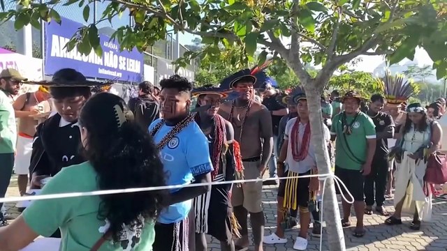 Indígenas protestan contra una subasta petrolera en Brasil por amenazar la Amazonía