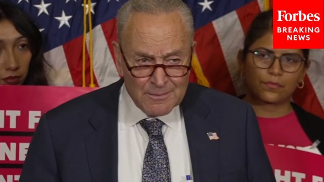 Chuck Schumer Leads Briefing On 'Backdoor Abortion Ban' Included In GOP Reconciliation Bill