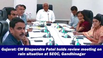 Gujarat: CM Bhupendra Patel holds review meeting on rain situation at SEOC, Gandhinagar