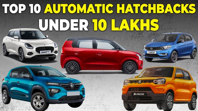 Top 10 Automatic Hatchbacks Under Rs 10 Lakhs | Best Budget Auto Cars in India 2025!