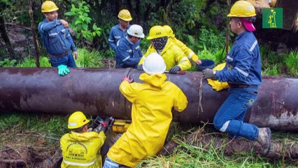 Ecuador suspende bombeo en su principal oleoducto por daño en tubería