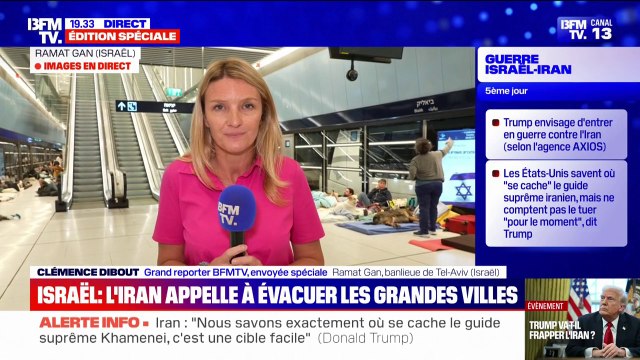 Iran-Israël: l'Iran appelle à l'évacuation des habitants des grandes villes israéliennes