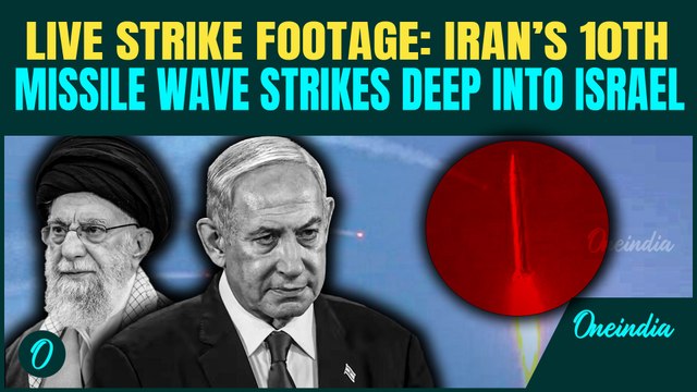 Breaking: Iran Launches 10th Wave of Op True Promise III; Moment Iran Launches Missile to Hit Israel