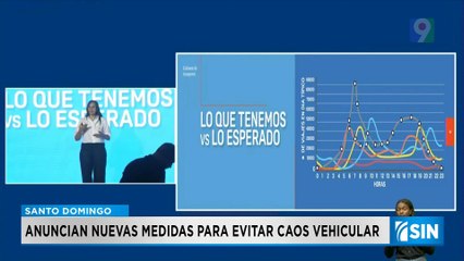 Presenta nueva estrategia par gestión del tránsito en el Gran Santo Domingo | Primera Emisión SIN