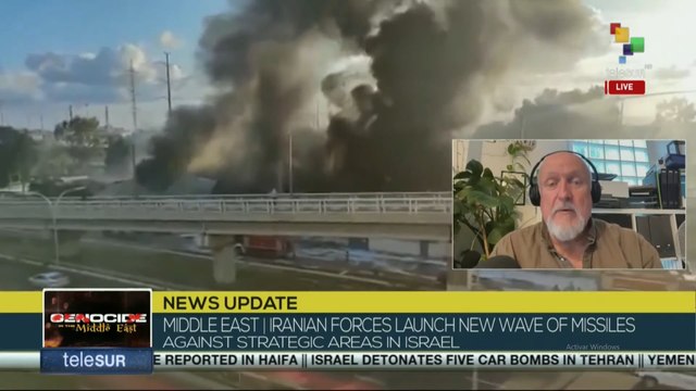 Middle East, Iranian forces launch new of missiles against strategic areas in Israel