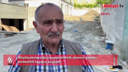 Asansör boşluğundaki suyu tahliye etmek istedi; elektrik akımına kapıldı