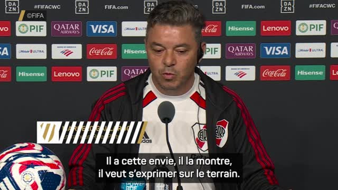 River Plate - Gallardo : "Mastantuono jouera s'il est en forme"