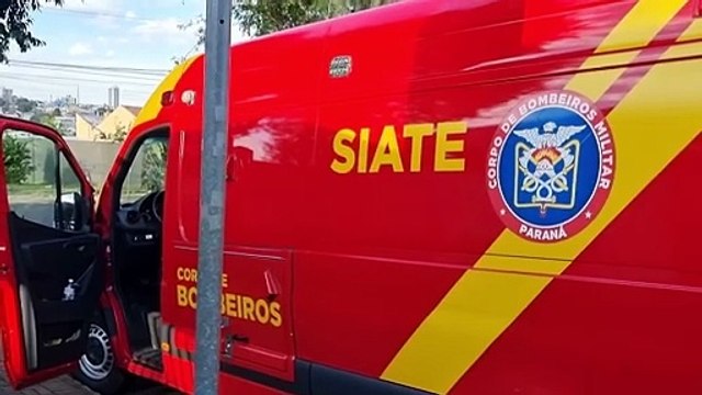 Aluna é socorrida pelo Siate em escola no Pioneiros Catarinenses