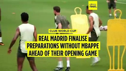 Real Madrid finalise preparations ahead of their opening CWC game