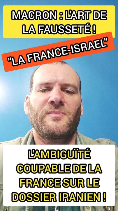 MACRON, LA ''FRANCE-ISRAEL'' : FAUSSETÉ DE LA FRANCE SUR LE DOSSIER IRANIEN !Les ambiguïtés et d'Emmanuel Macron sur le conflit entre Iran et entité sioniste.#international #macron #discours #soutien #israel #juifs #iran #nucleaire #geopolitique