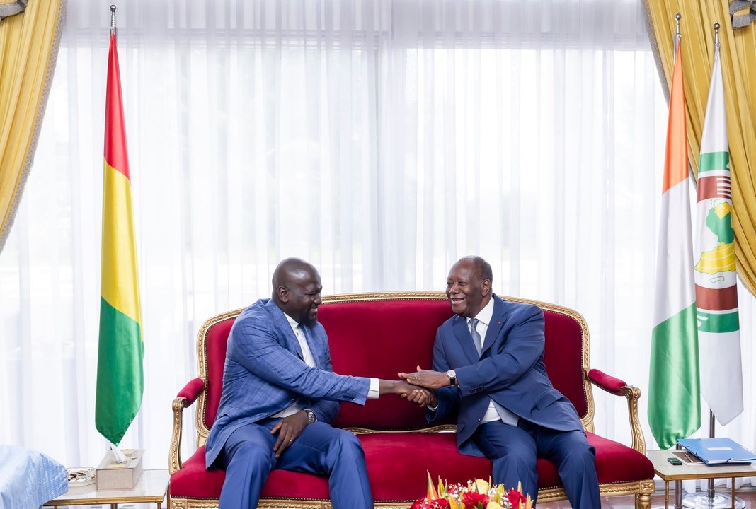 Abidjan : L'intégralité du point de presse conjoint Ouattara DOUMBOUYA