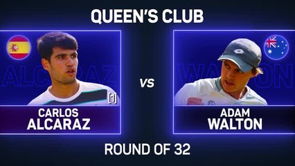 Alcaraz wins first match back since French Open triumph