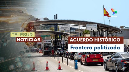 Fin de la verja fronteriza en Gibraltar
