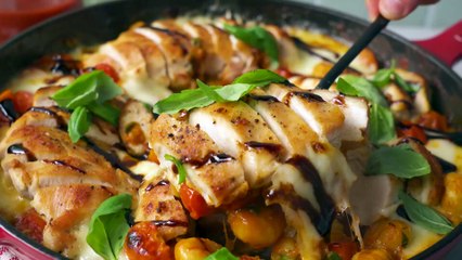 This Caprese Chicken Gnocchi Skillet Is Everything You Love In One Pan