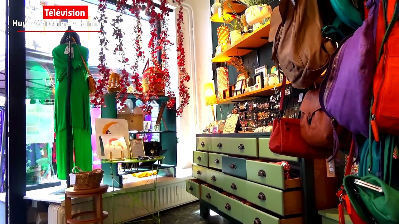 HUY - La rue Griange et sa boutique il était une fée