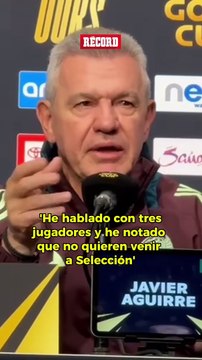 'A LA SELECCIÓN HAY QUE VENIR SÍ O SÍ Y CON GANAS, NO A FUERZAS'Javier Aguirre habló de lo que debería representar ir a Selección Mexicana