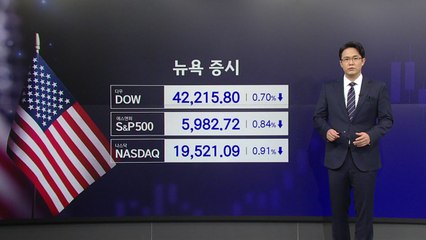 중동 불안·경제 지표 악화에 뉴욕 증시 '휘청' [앵커리포트] / YTN