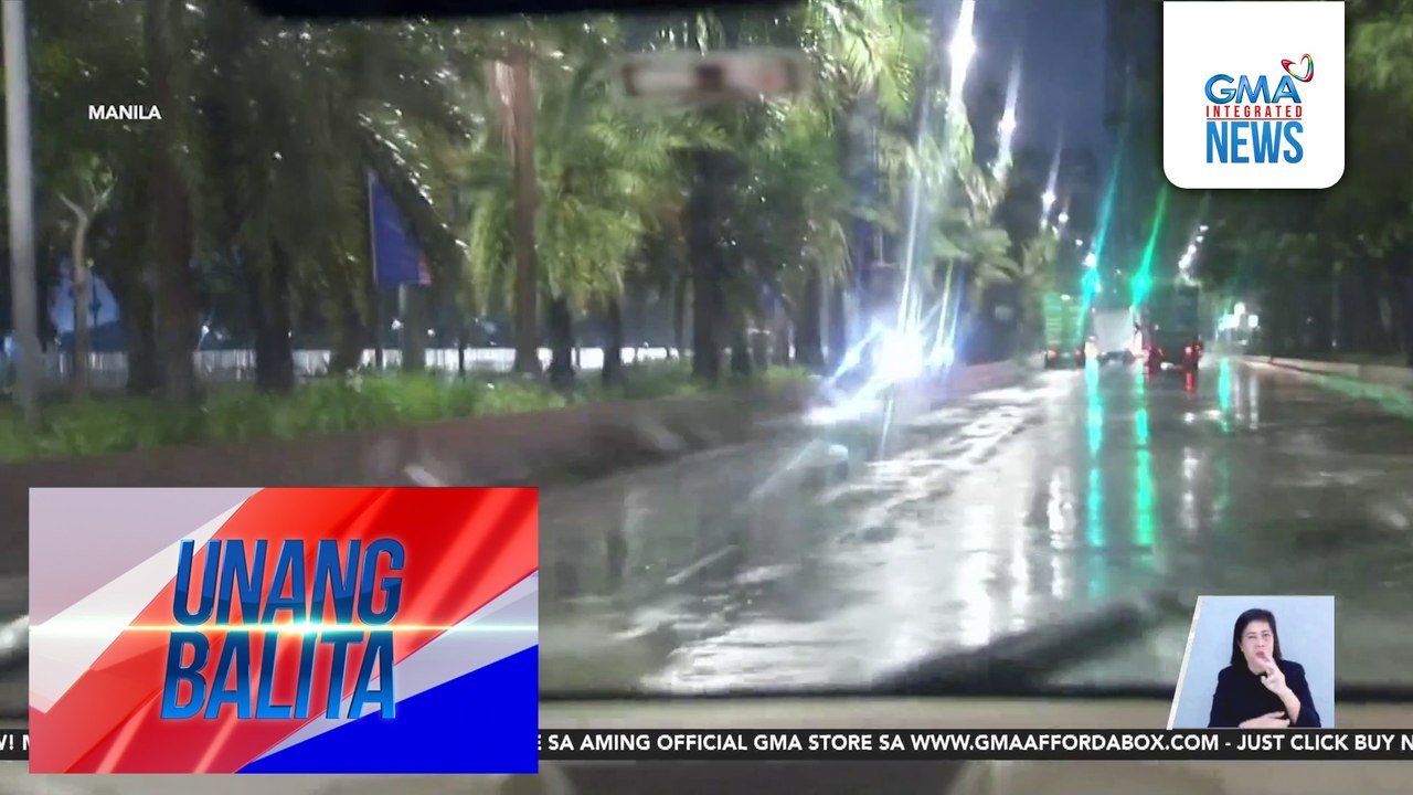 Ilang lugar sa Metro Manila, nakaranas ng ulan sa magdamag | Unang Balita
