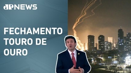 Ibovespa cai com tensão entre Israel e Irã e pesquisa CNT | FECHAMENTO TOURO DE OURO