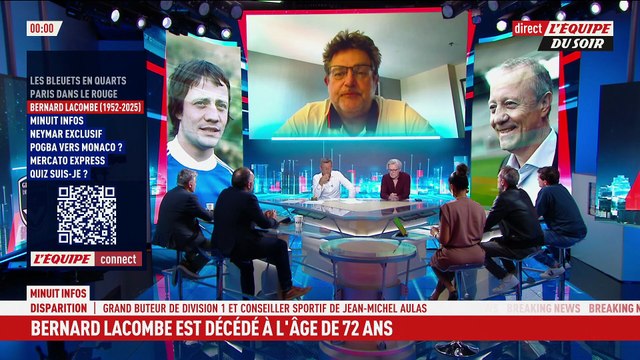 « J'ai appris le foot grâce à lui » : Vincent Duluc après la disparition de Bernard Lacombe - Foot - Disparition
