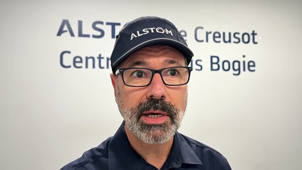 Nicolas Combe, directeur d'ALSTOM au Creusot
