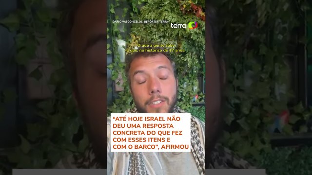 Ativista brasileiro preso por Israel diz que suprimentos ainda não chegaram a Gaza #shorts