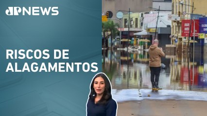 Rio Grande do Sul registra temporais e recebe alerta de grande perigo