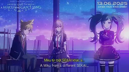 Colorful Stage! Một Miku Không Thể Hát | movie | 2025 | Official Trailer