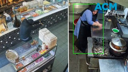 CCTV shows masked gunmen storming Auburn kebab shop in shooting