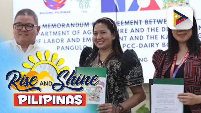 D.A., lumagda ng kasunduan para pagsamahin ang 48 ‘dairy box’ outlets sa kadiwa network; Patient encounter, isinagawa ng Q.C. Health Department at PhilHealth