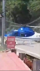 Helicopter makes emergency landing on Indian highway