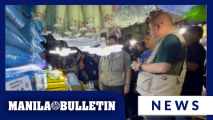 DA visits Paco Public Market in Manila to monitor prices of rice, pork, vegetables
