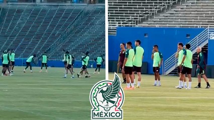 Selección Mexicana realiza último entrenamiento previo a enfrentar a Surinam en Copa Oro