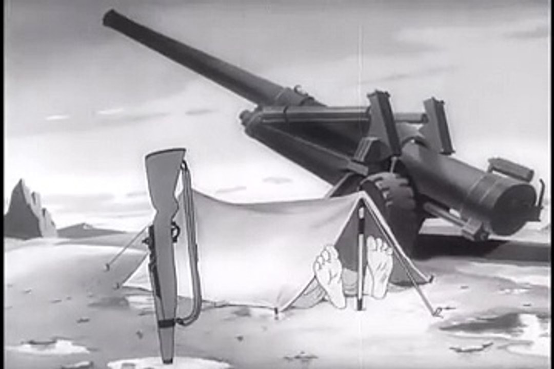 🎖️ Private Snafu – Fighting Tools (1943) | WWII Cartoon Satire by Warner Bros. ✍️🇺🇸